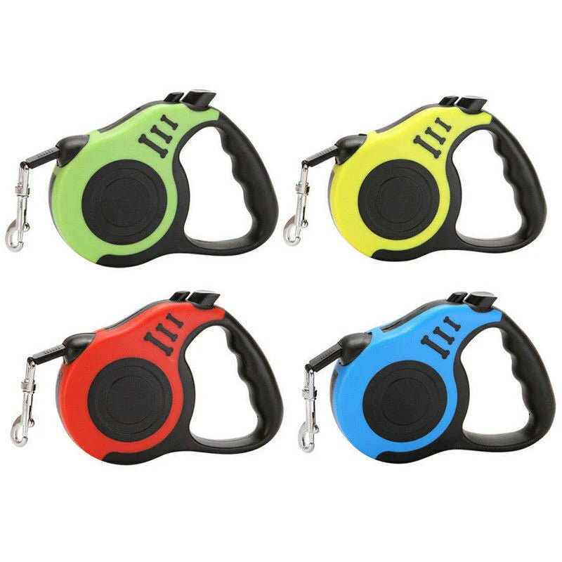 16.5FT Automatic Retractable Dog Leash Pet Collar Automatic Walking Lead Free US